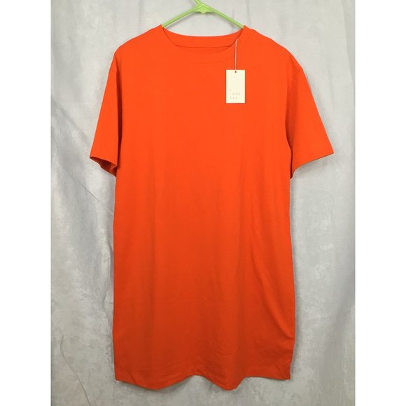 A New Day T-Shirt Dress/Skirt Orange Size Small NWT - Picture 9 of 10